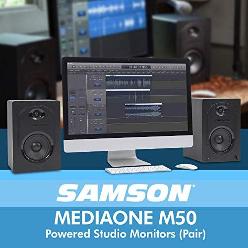 Samson G-Track Pro USB микрофон W/аудио интерфејс + MedionOne M50 Monitors Studio Monitors, SR850 Studio Searphons, XPIX POP