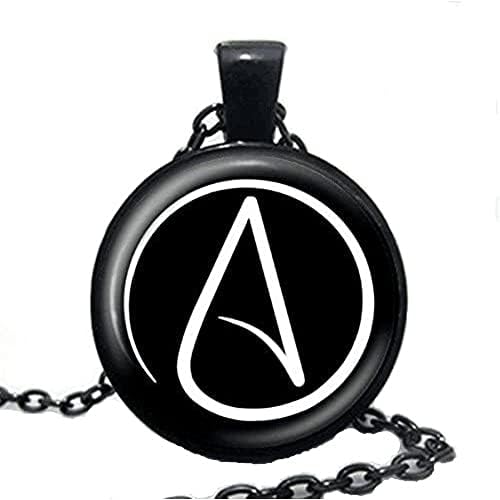 Атеистички симбол ѓердан, атомски приврзок, атеистички накит, Без Религиозен ѓердан, машки ѓердан
