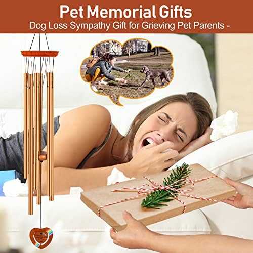 Меморијални Подароци за Миленичиња паузема, Спомен-Ѕвончиња Од 30 Инчи, Спомен-Подароци За Кучиња За Губење На Куче, Ѕвончиња