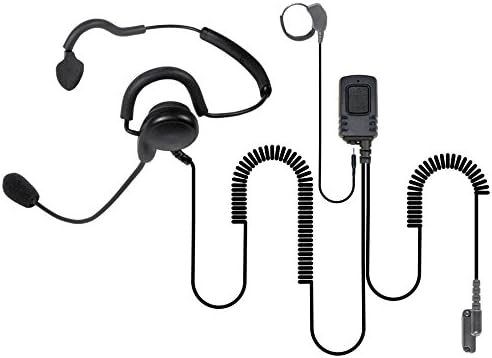PRYME SPM-1423 Patriot SPM-1400 Series-Слушалки со мала тежина: Слушалките зад главата со микрофон и слушалки за откажување