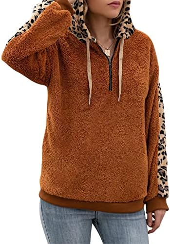 Женски џемпери 2023 пулвер леопард печати кадифен џемпер јакна пуловер џемпер јакна за празници врвови