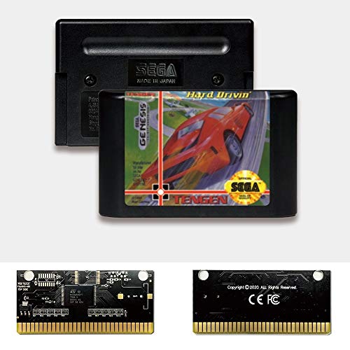 Адити Хард Дривин ' - САД етикета FlashKit MD Electrales Gold PCB картичка за конзола за видео игри Mega Genesis Megadrive Megadrive