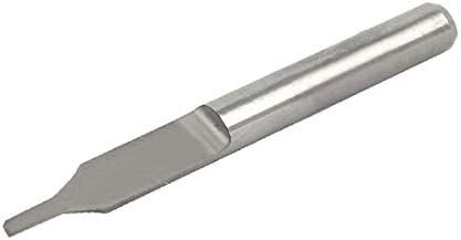 X-gree 1/8-inchx1mmx3mm директно жлеб за гравура CNC за гравура за PCB дрво акрилен бакар (Broca de Grabado CNC recta de 1/8-inchx1mmx3mm