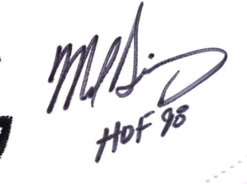 Мајк Синглетари Дик Буткус Потпиша Чикаго Мечки Лого Фудбал со Хоф-Бав Холо-Автограм Фудбал