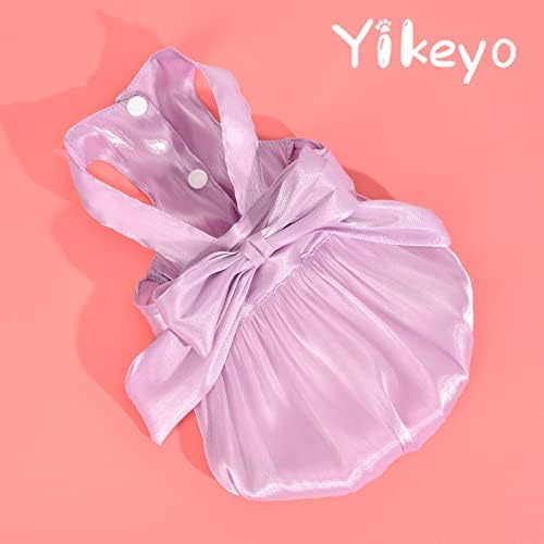 Yikeyo кучиња фустан принцеза кутре облека за мали кучиња девојче