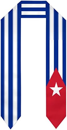 ДАБОЈОЖЖ Куба Кубанско Знаме Дипломирање Шал Појас Украде Обвива Скраф За Меѓународни Студии Гордост Жени Мажи