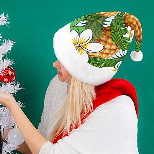 Божиќна Капа На Дедо Мраз, Божиќна Празнична Капа За Растенија Од Ананас За Возрасни, Унисекс Удобни Божиќни Капи За Новогодишна