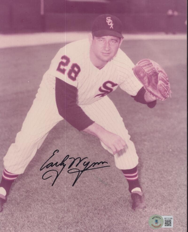 Раниот Wynn Chicago White Sox потпиша автограмиран 8x10 Photo Beckett BF72186