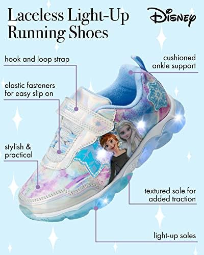 Замрзнати патики на девојчињата на Дизни - чевли за трчање без светло светло