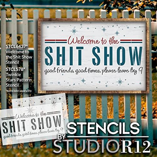 Добредојдовте на срамната шоу -матрица од Sudior12 - Изберете Големина - Направени САД - занаетчиска дневна соба за дневна соба
