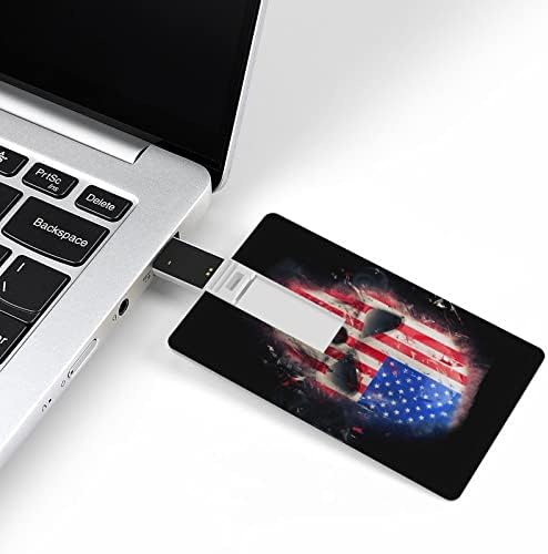 Американското Знаме Лути Черепот Флеш Диск USB 2.0 32g &засилувач; 64G Преносни Меморија Стап Картичка За КОМПЈУТЕР/Лаптоп