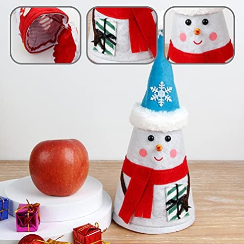 PRETYZOOM 2 парчиња Божиќни Задоволства Контејнери Подароци За Забави Божиќни Бонбони Контејнер Прекрасна Торбичка За Складирање
