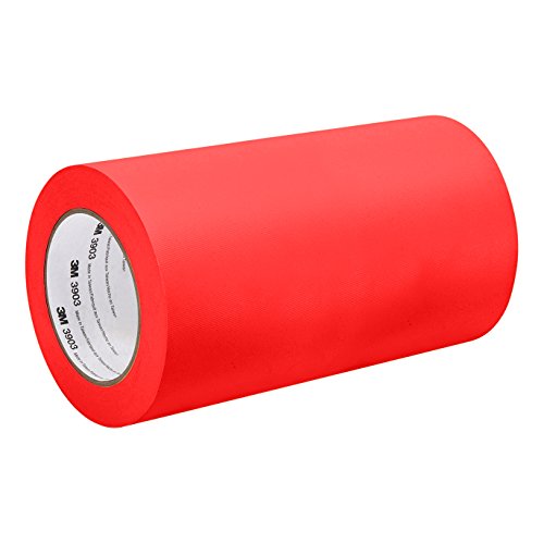 3М 3903 28 x 50yd-црвена црвена винил/гумена леплива лента за лепило 3903, 12,6 psi јачина на затегнување, должина од 50 години,