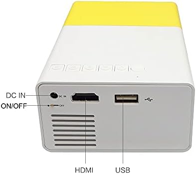 GPPZM Portable LED Mini Projector Home Theater Game Video Player SD Компатибилен USB звучник YG-300 Child Beamer