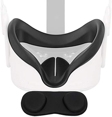Заградата за долги стапчиња за рачка и капакот на лицето VR и капакот на леќите компатибилни за слушалките за потрага 2
