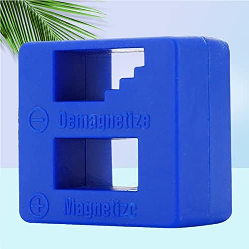 Doitool 2 парчиња мали сини магнетизатор вежбаат шрафцигер демагнетизатор вежби и завртки за големи совети за парчиња алатки