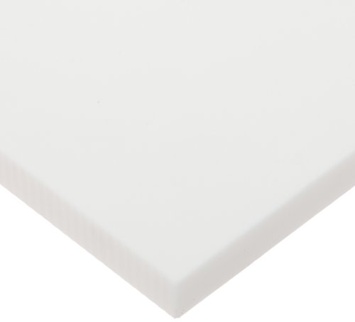 Керамички лим од стакло-Мика, непроирен бел, 1/2 дебелина, 6 ширина, 12 должина