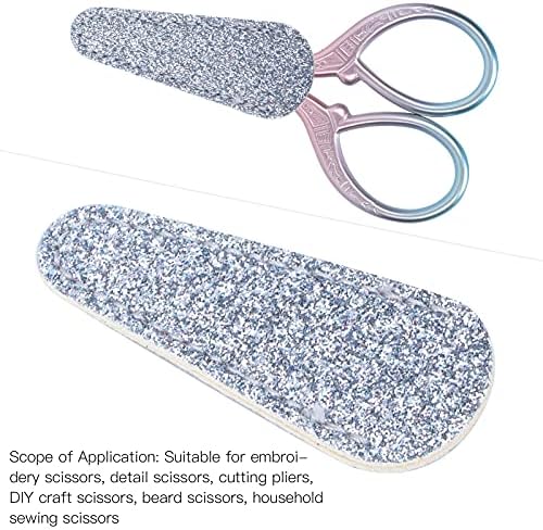 Шарени обвивки за ножици за шиење, мали и лесни високо -квалитетни ножици за ножици, издржливи за ножици за шиење на ножици