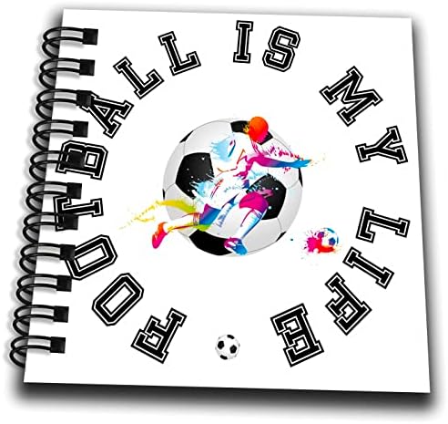 3Drose Football - Фудбалски спорт - Фудбалот е мојот живот. Фудбалски навивачи. - цртање книги