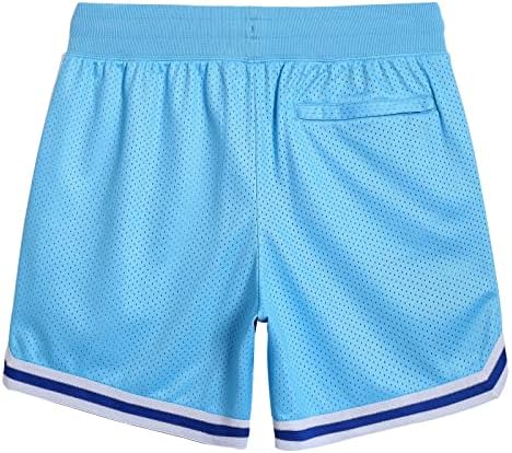 Maamgic mens кошаркарски шорцеви 5 Inseam Gym Mesh Shish For Graphic Basketball Shorts Атлетски трчање