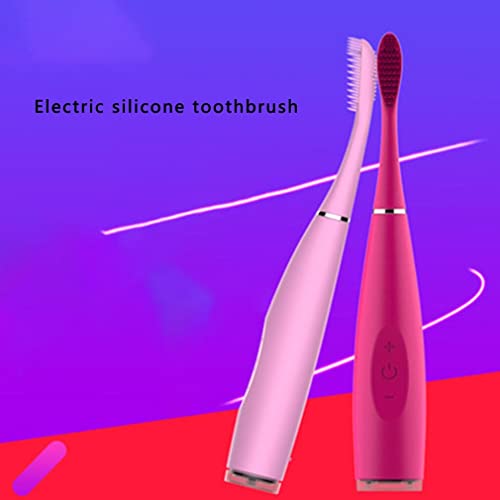 Електрична силиконска четка за заби водоотпорна USB -четка за четка за четка за четки за заби, за замена на четки за четки за