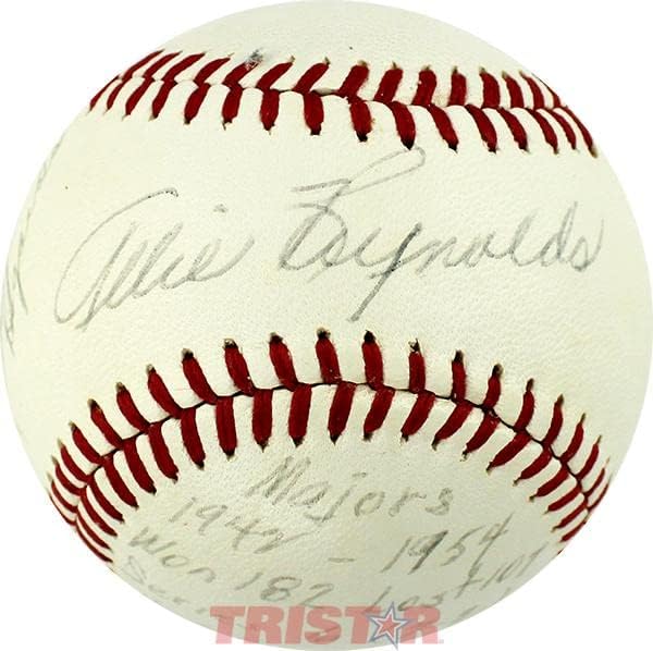 Али Рејнолдс автограмираше гроздобер дофат на бејзбол со натписи - автограмирани бејзбол