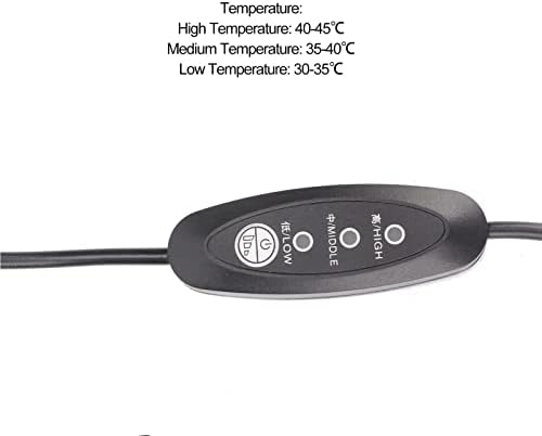 PLLLAAOO USB Грејна Подлога, Подлога За Греење Од Јаглеродни Влакна, Електрична Грејна Подлога За Прилагодување На Температурата