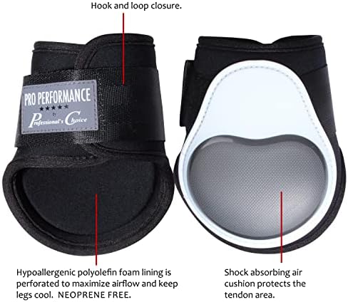 Професионалец за избор на спортска медицина производи Pro Performance Fetlock коњски чизми коњски спортови | Црна една големина