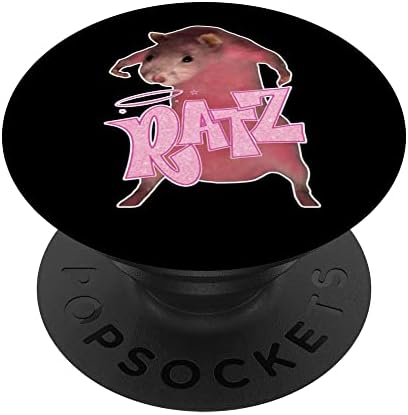 РАТЗ - Смешно велејќи дека стаорци со глушец глушец симпатична розова стаорец кул мем -поппокети заменливи поп -попсип