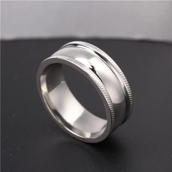 Ringвони за венчавки од 8 мм прстен за венчавки за мажи и жени-00821