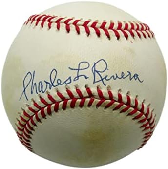 Чарли Ривера Потпиша ОАЛ Бејзбол Негро Лига Њујорк Кубанците ПСА/днк 177353-Автограм Бејзбол
