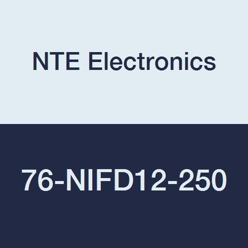 NTE Electronics 76-NIFD12 - 250 Најлон Изолирани Женски Исклучување, Калај Позлата, Месинг Терминал, 12-10 WG Жица Мерач, 0.943