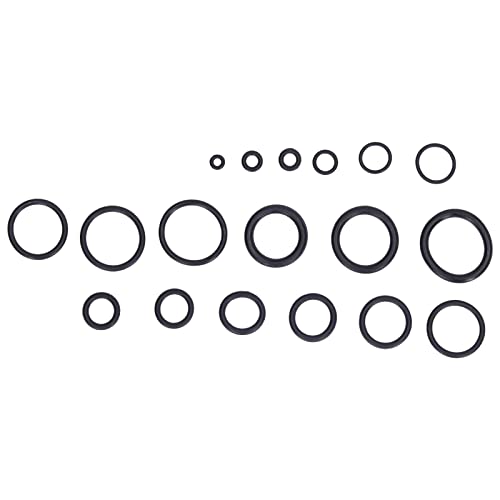 279 парчиња o прстен гума за миење садови асортиман 18 големини Громатски прстен за класификација на прстенот за поправки на