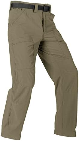 Бесплатни панталони за пешачење за мажи на отворено со појас лесни водоотпорни суви тактички панталони најлон спандекс