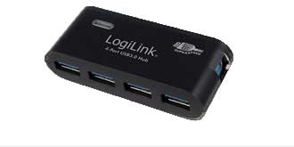 Logilink USB 3.0 Hub 4-Port-Hub-4 x SUPERSPEED USB 3.0