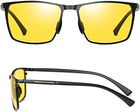 Вирун Очила За Ноќно Гледање За Мажи Кои Возат, Поларизирани УВ400 Дождливи Заштитни Очила За Сонце За Риболов Голф Очила