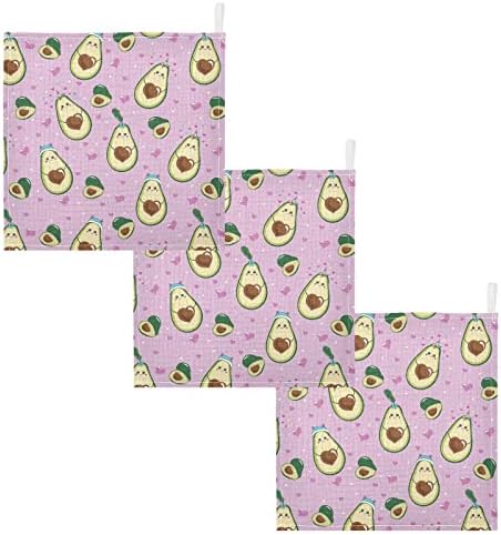 Различни симпатични авокадо срцеви капачиња од еднорог розови крпи за бебиња, бебешки муслински мијалници за момчиња девојчиња,
