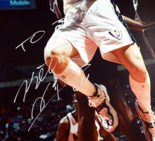 Кит ван Хорн автограмираше 16x20 Фото Newу Jerseyерси Нетс „до Johnон„ SKU 214774 - Автограмирани НБА фотографии