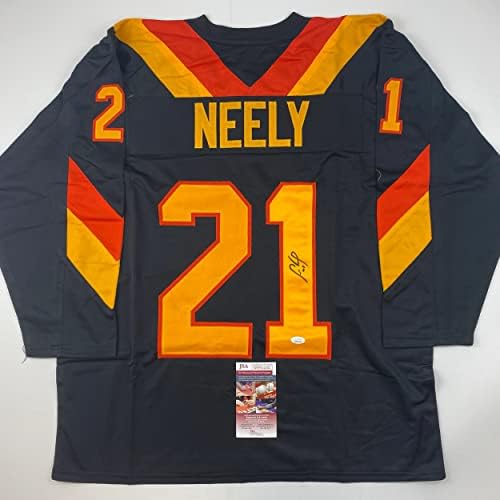 Автограмиран/потпишан Cam Neely Vancouver Black Hockey Jersey JSA COA