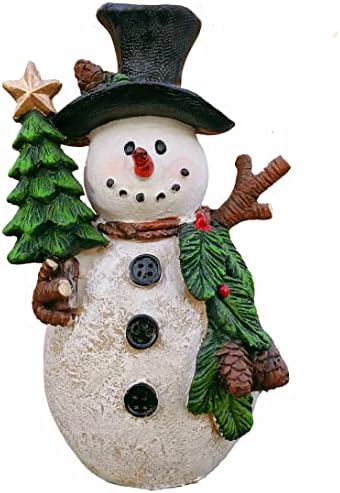 Класична фигура на снежничар со кардинална фигура на елката Pinecone за декор