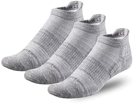 Луѓе чорапи 3 пара 60% волна од мерино без шоу атлетски табулатори со лесни чорапи
