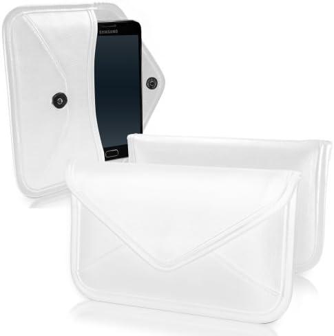 Boxwave Case Компатибилен со Motorola Moto Z3 - Елитна кожна торбичка за месинџер, синтетички кожен покрив дизајн на пликови