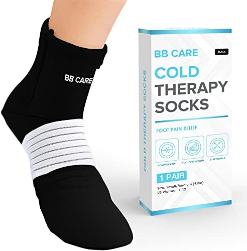 BB CARE COODS COODS COODS - чорапи за ладење што може да се употреби за топли нозе - ледени чорапи за стапала - чорапи за ледена