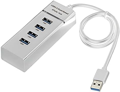 SXYLTNX USB3. 0 Продолжувач МУЛТИ-Порт УСБ 1 до 4 Кабел Адаптер Лаптоп Центар Докинг Станица 4 - Порт Центар со 5gbps Брзина