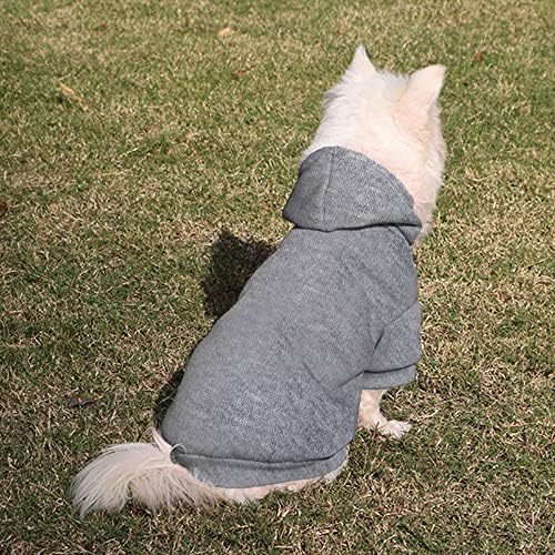Јаодад кучиња худи, зимски џемпери за кучиња миленичиња топло џемпери ладно време кученца облека палто за ултра мали и мали