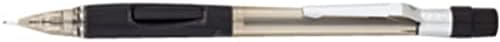 Pentel® Побрзо Кликнувач Q Механички Молив, 0,5 mm, 2 Олово, Транспарентен Црн Барел