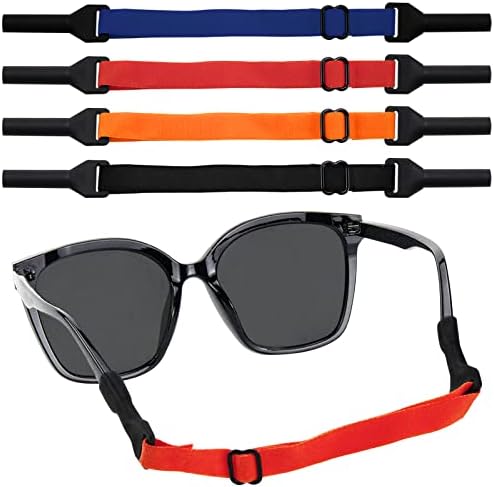 Jetrishark 4 парчиња прилагодливи ленти за очила, без држач за очила за очила Универзални очила за очила за очила за очила за